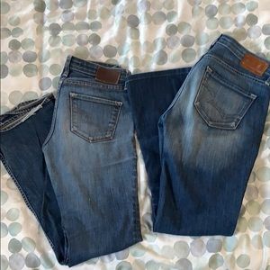 Big Star Hazel Mid-rose bootcut jeans. 6R and 6L.